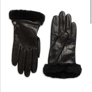 UGG leather gloves women